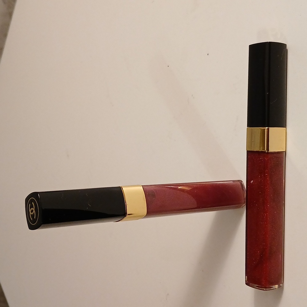 Chanel Glossimer Hibiscus OR Summer Plum RARE 3.5 grams